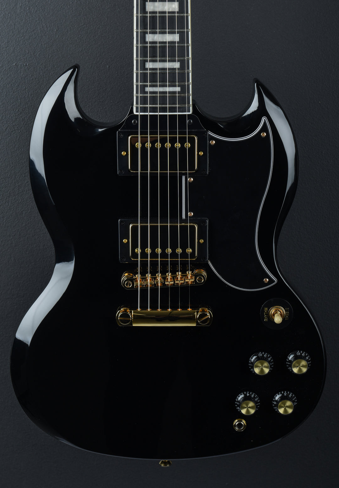 "Inspired by Gibson Collection" SG Custom - Ebony