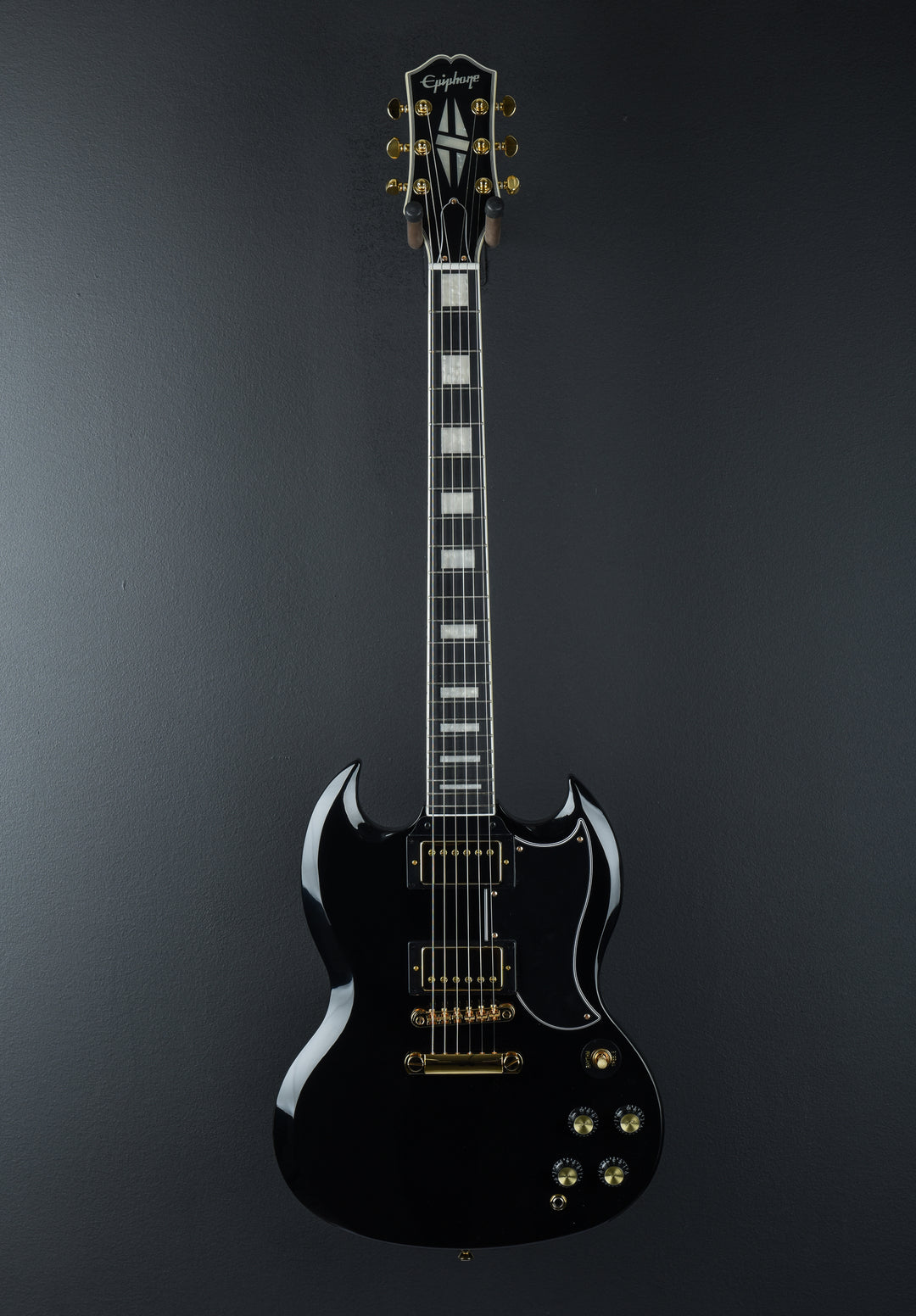 "Inspired by Gibson Collection" SG Custom - Ebony