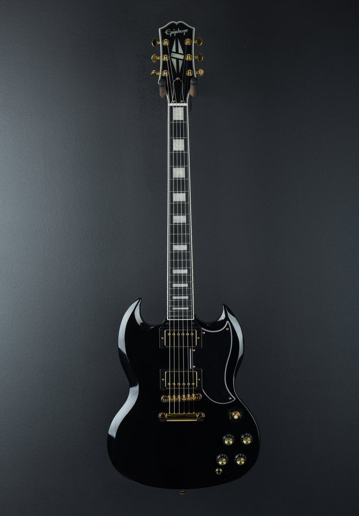 "Inspired by Gibson Collection" SG Custom - Ebony