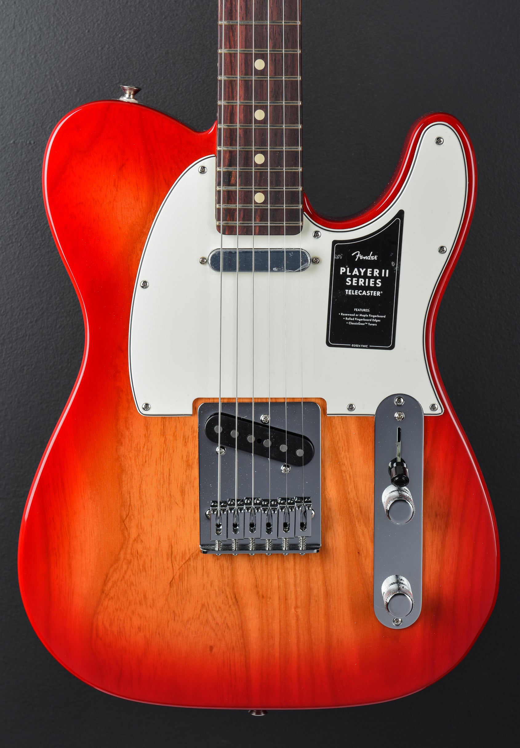 Player II Telecaster - Aged Cherry Burst w/Rosewood – Dave's