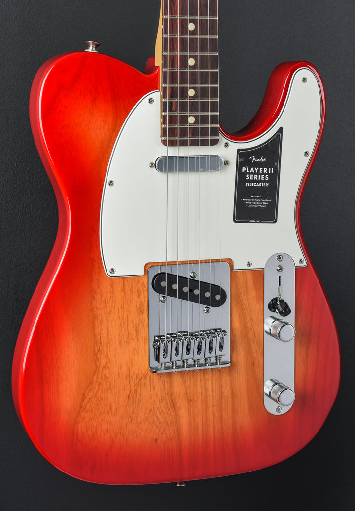 Player II Telecaster - Aged Cherry Burst w/Rosewood