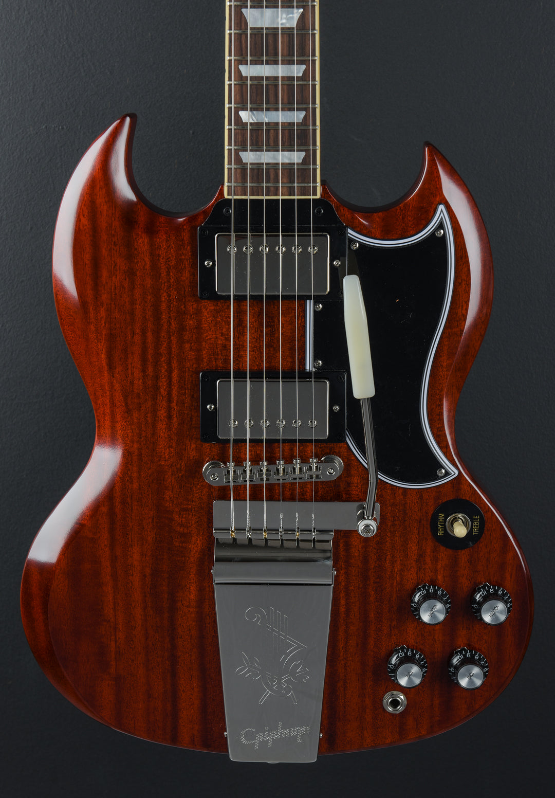 "Inspired by Gibson Custom" 1964 SG Standard Reissue w/Maestro Vibrola - Cherry Red