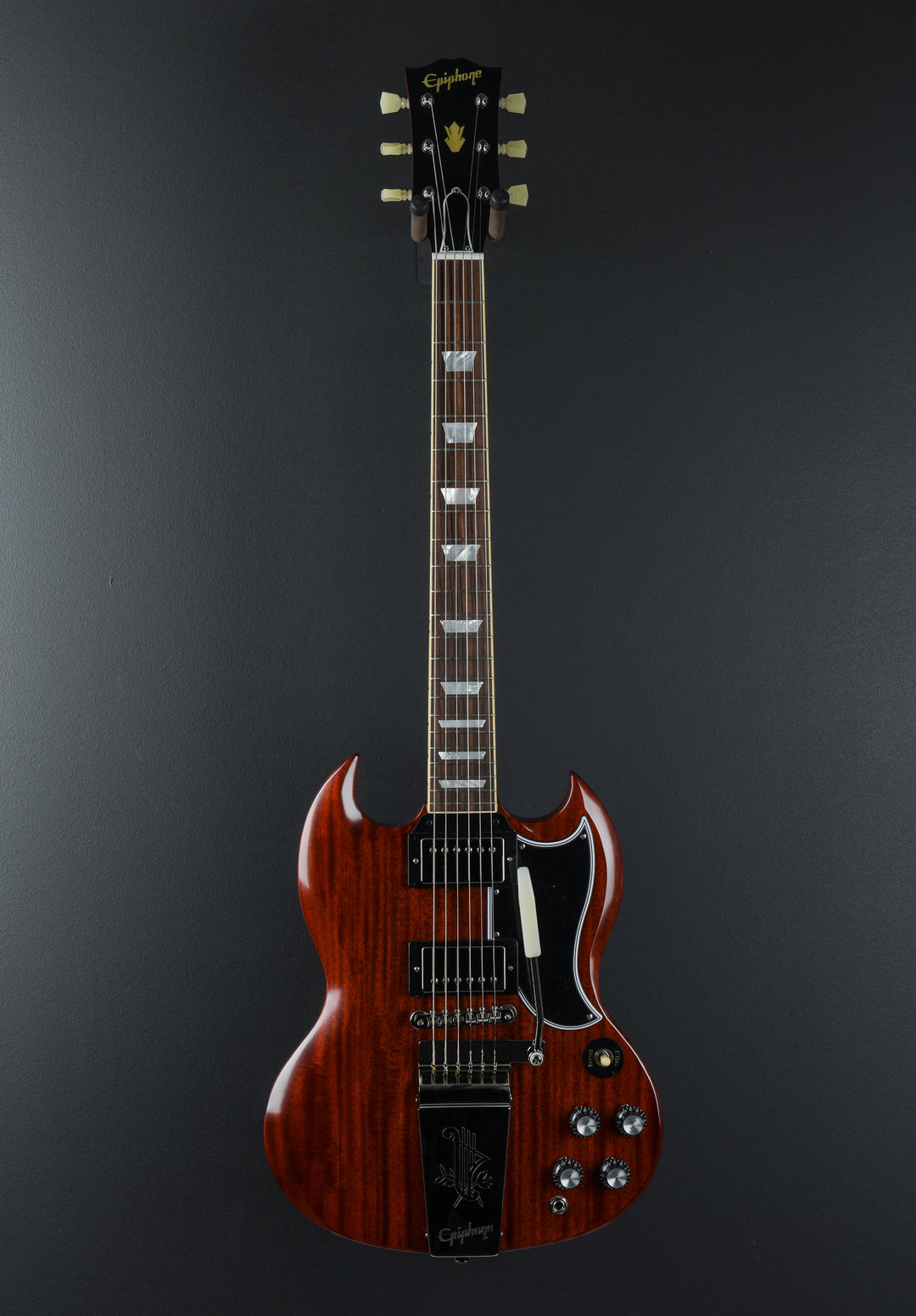 "Inspired by Gibson Custom" 1964 SG Standard Reissue w/Maestro Vibrola - Cherry Red