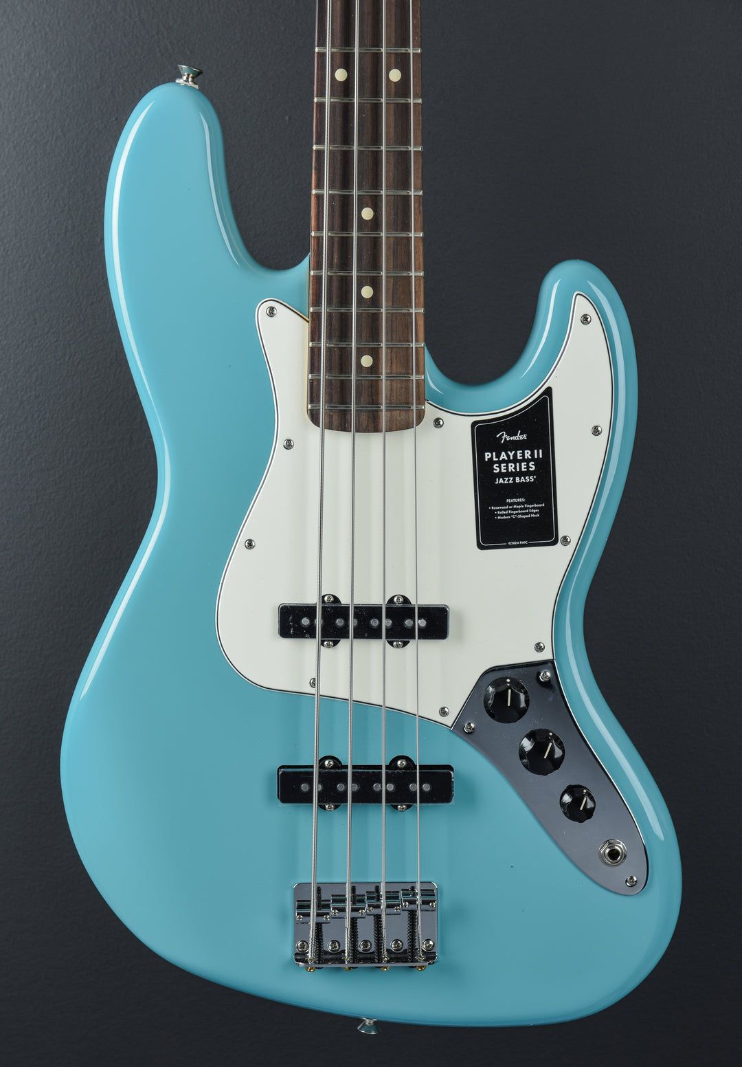 Player II Jazz Bass - Aquatone W/Rosewood