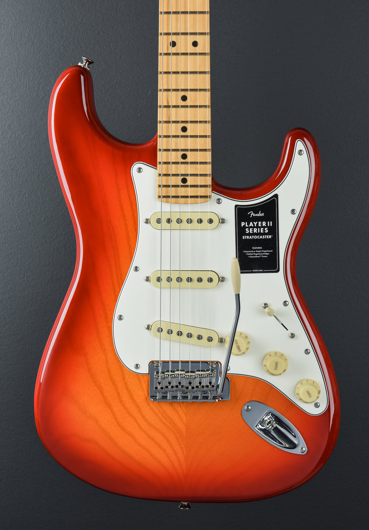 Player II Stratocaster - Aged Cherry Burst w/Maple