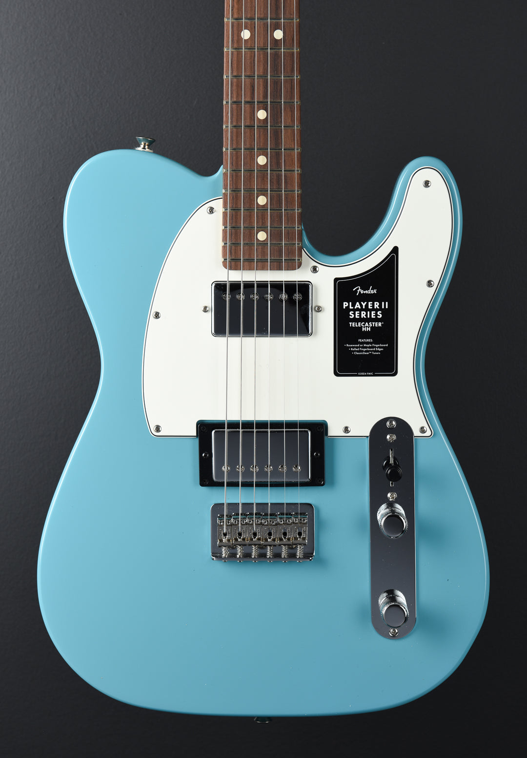 Player II Telecaster HH - Aquatone Blue w/Rosewood