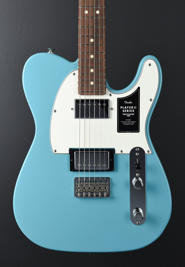 Player II Telecaster HH - Aquatone Blue w/Rosewood