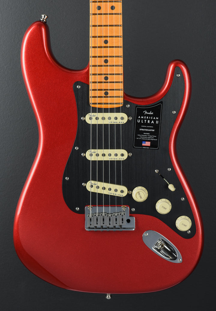 American Ultra II Stratocaster - Sinister Red