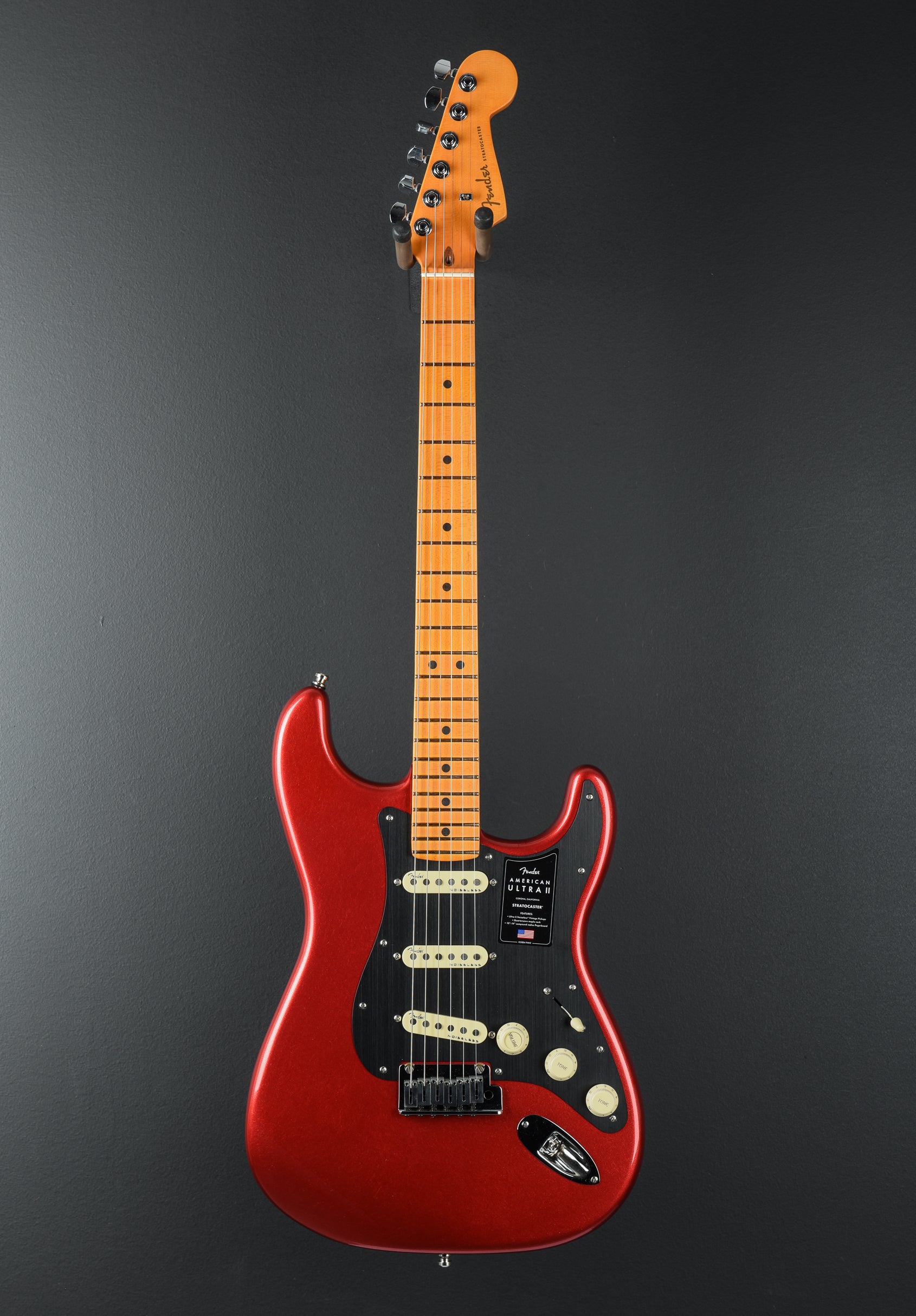 American Ultra II Stratocaster - Sinister Red – Dave's Guitar Shop