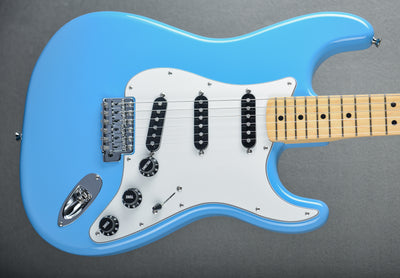 MIJ Limited International Color Stratocaster - Maui Blue w/Maple