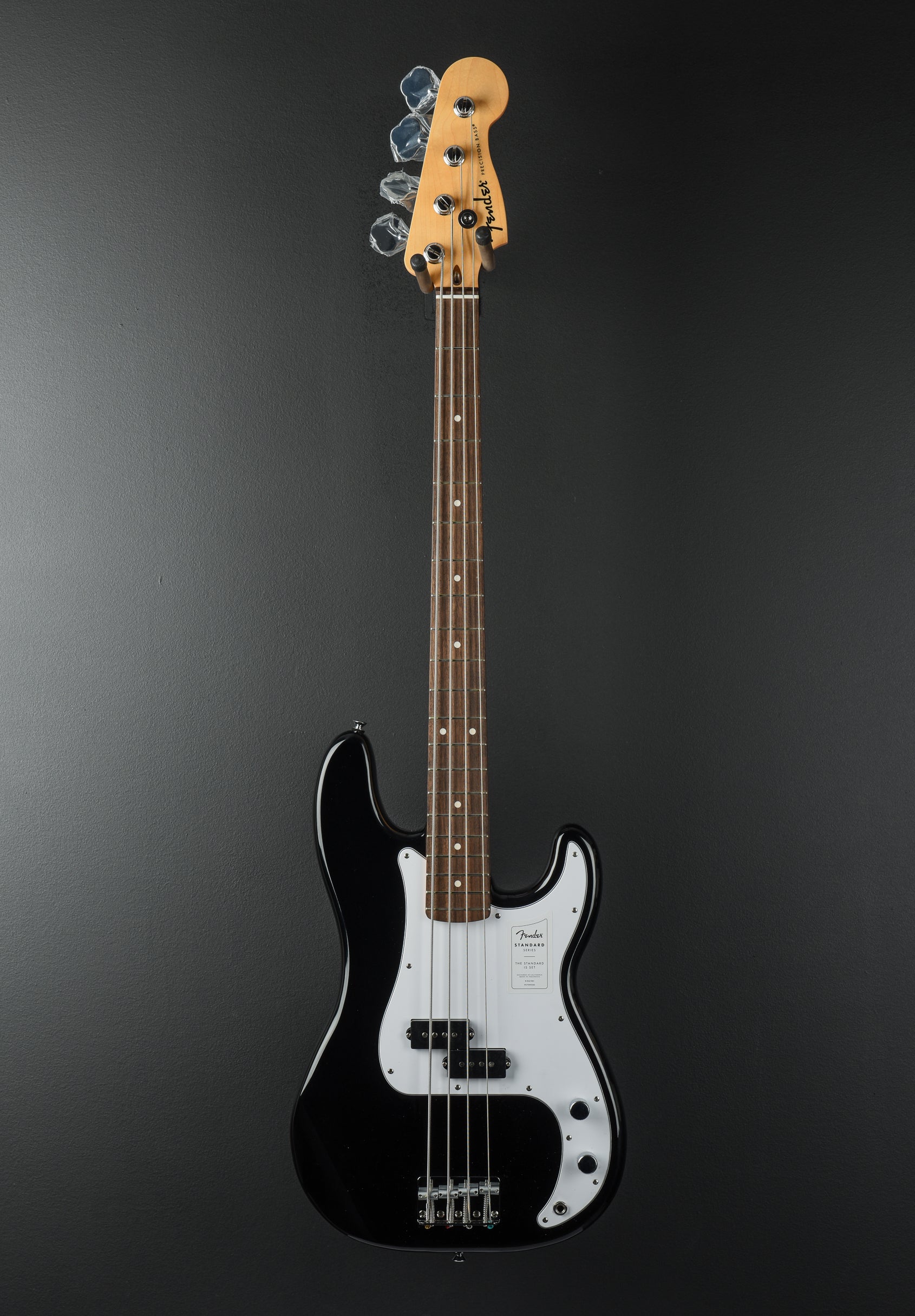 Standard Precision Bass - Black w/Indian Laurel – Dave's Guitar Shop