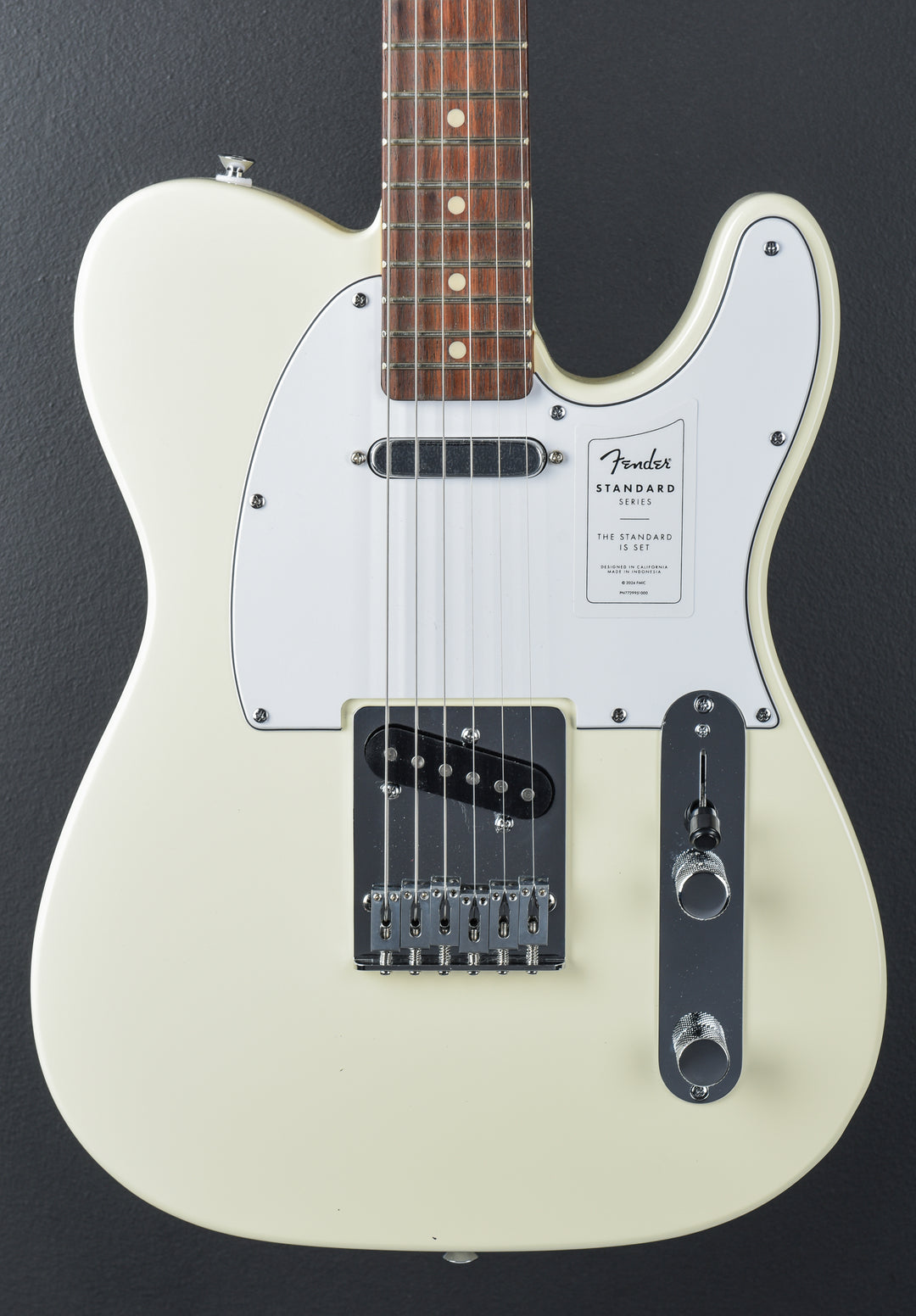 Standard Telecaster - Olympic White w/Indian Laurel