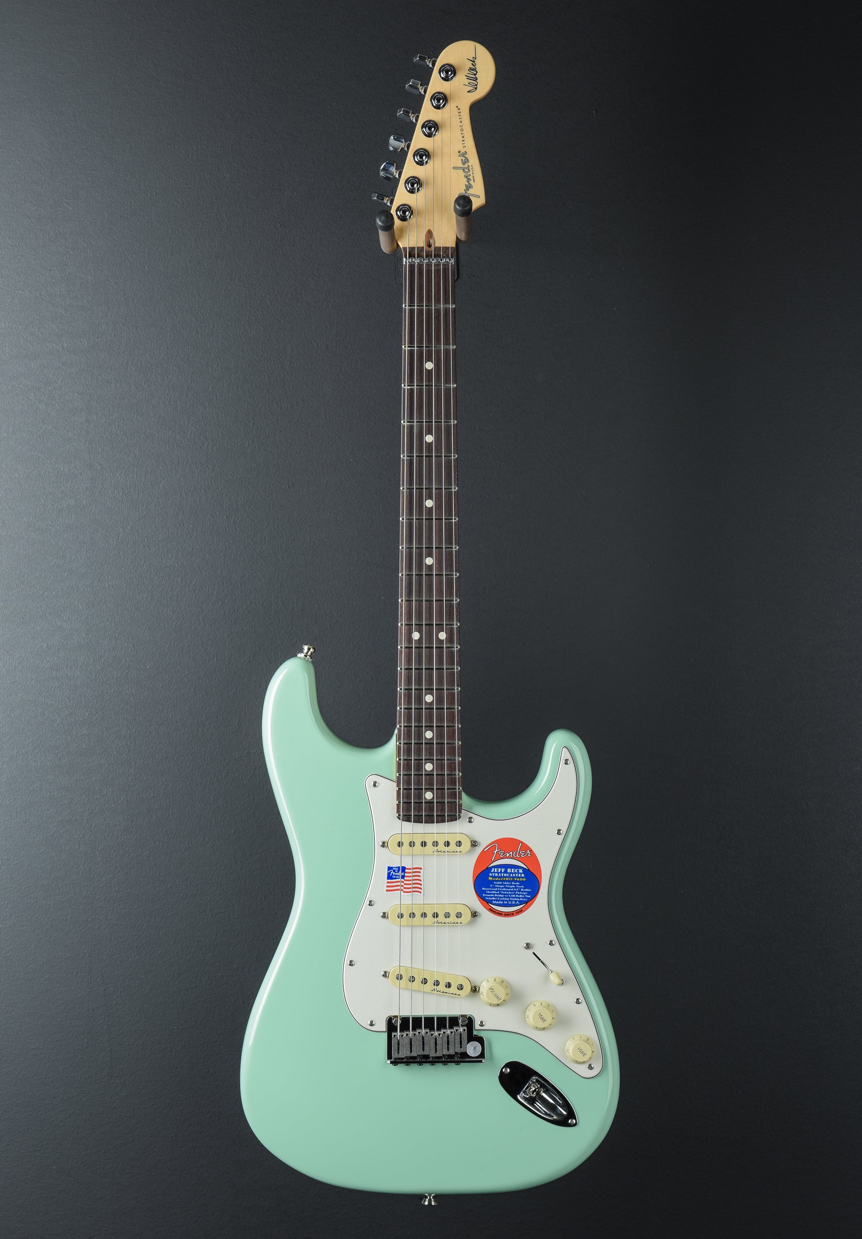 Jeff Beck Stratocaster - Surf Green – Dave's Guitar Shop