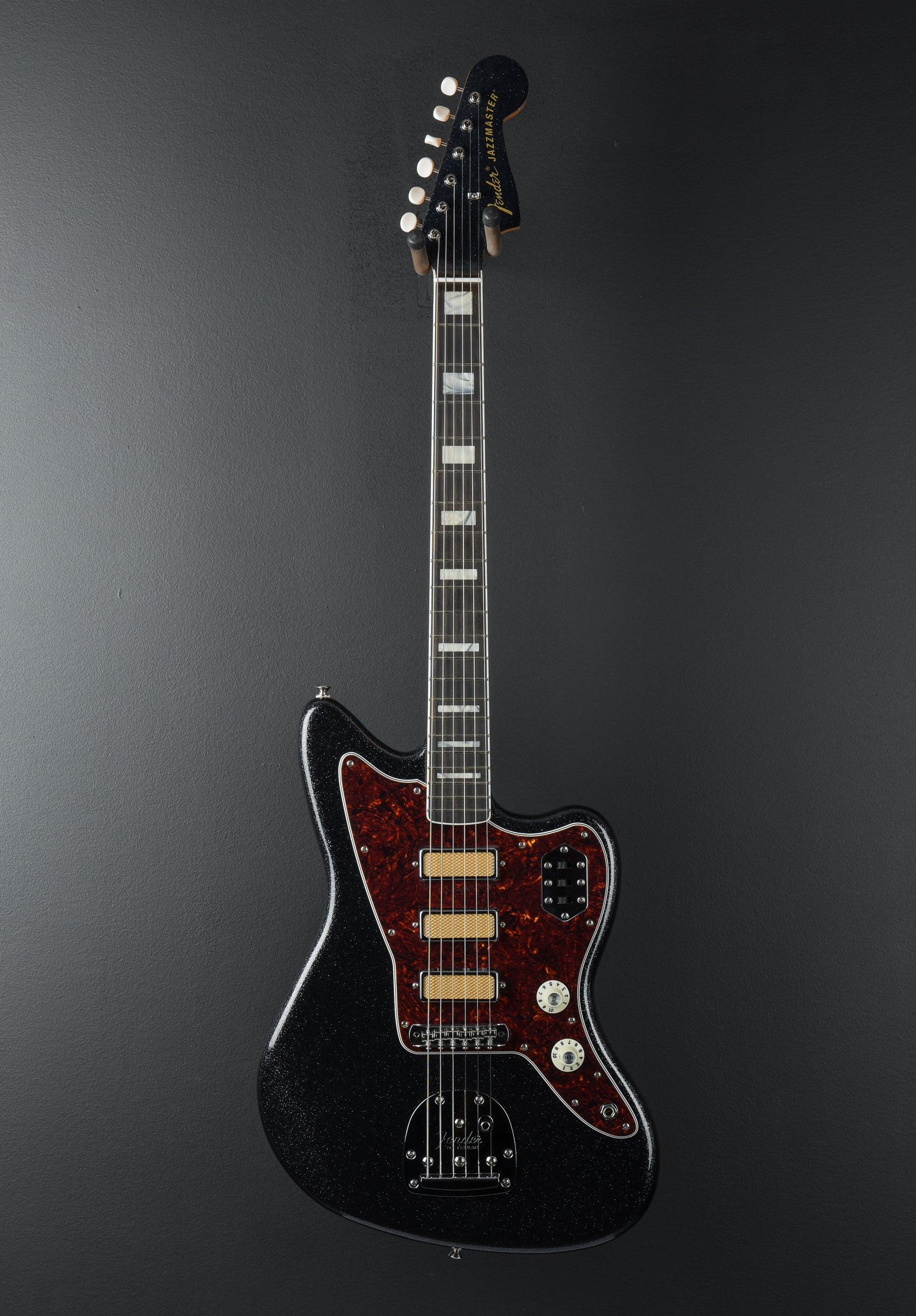 Limited Edition Gold Foil Jazzmaster - Black Sparkle – Dave's