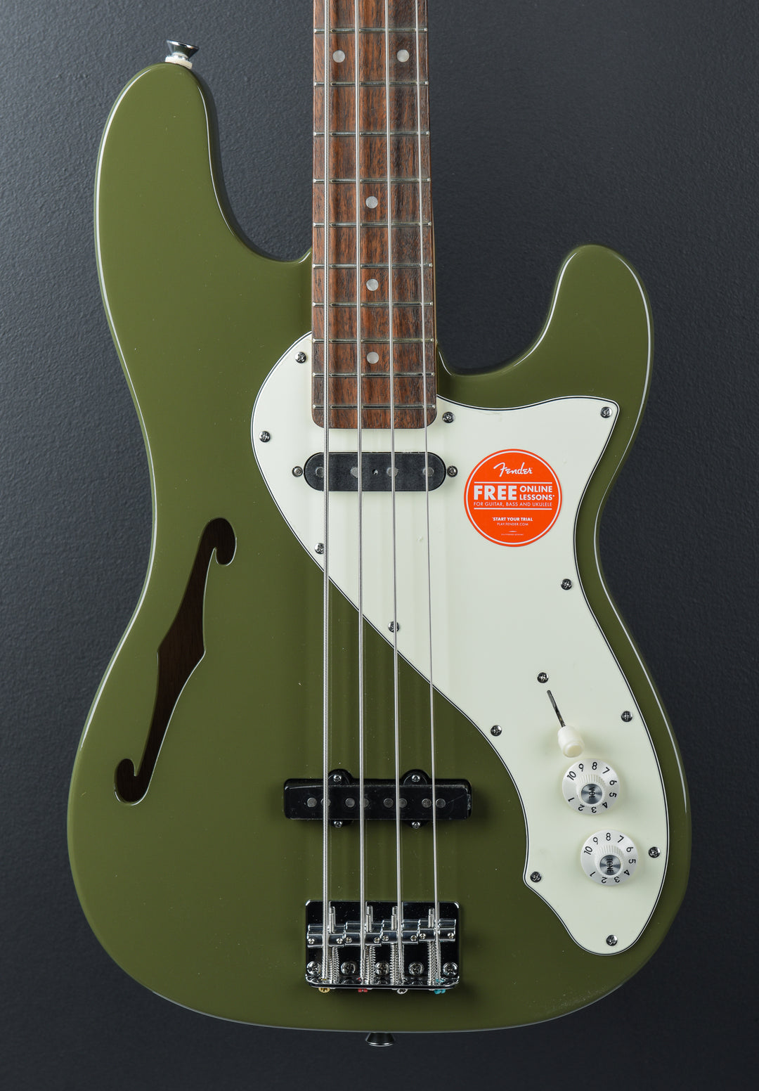 Paranormal Precision Bass Thinline SJ - Olive