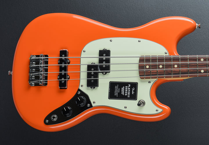 Player II Mustang Bass PJ - Rallye Orange w/Rosewood