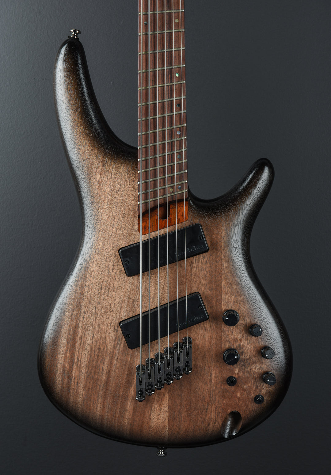 SRC6MS Bass - Black Stained Burst Low Gloss