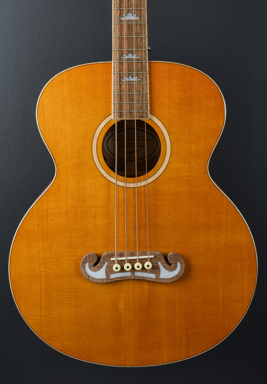El Capitan J-200 Studio Bass - Aged Vintage Natural