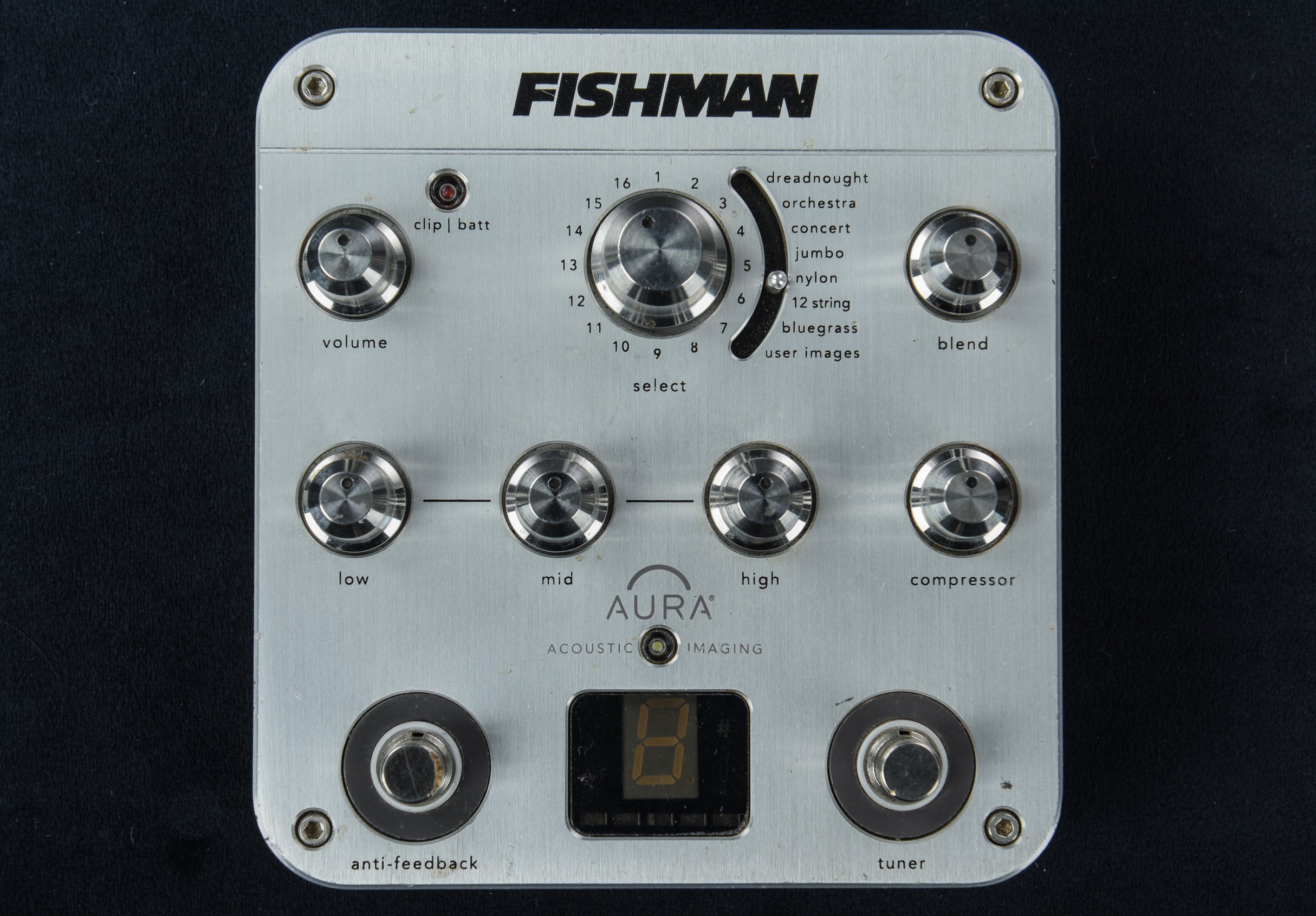 動作確認済】FISHMAN AURA SPECTRUM DI Aura Spectrum DI Preamp