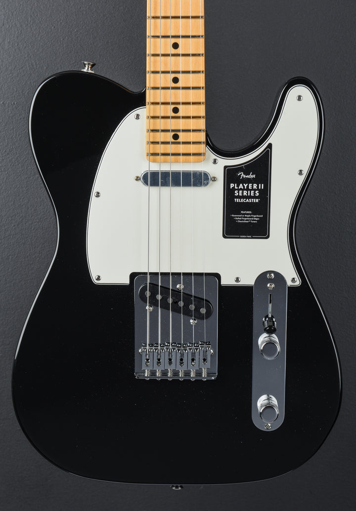 Player II Telecaster - Black w/Maple