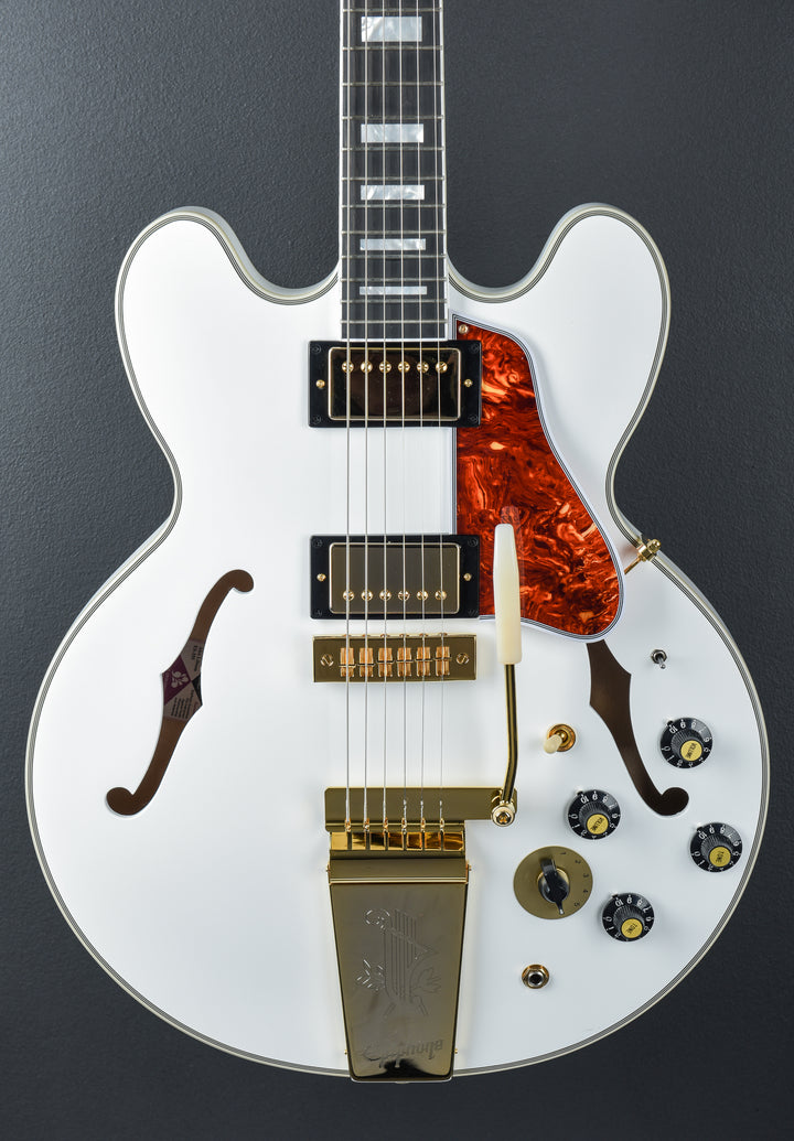 "Inspired by Gibson Custom" Alex Lifeson 1976 ES-355 Reissue - Alpine White