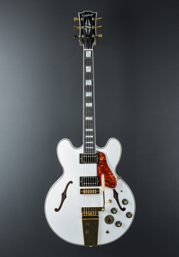 "Inspired by Gibson Custom" Alex Lifeson 1976 ES-355 Reissue - Alpine White