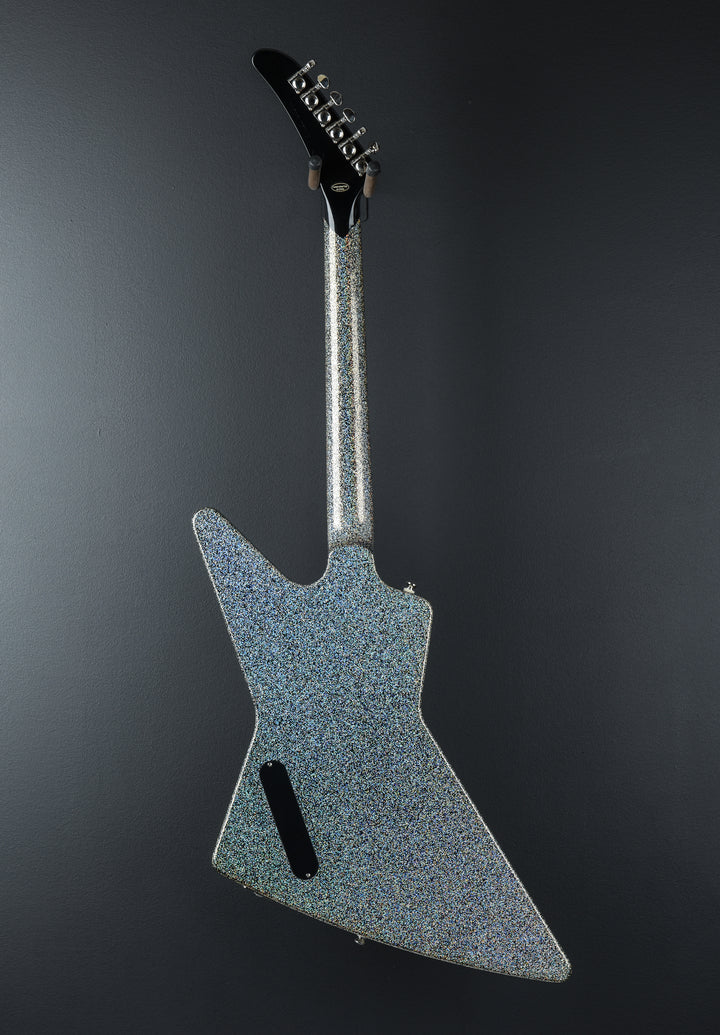 Lzzy Hale Explorer Custom - Black Diamond Holographic Sparkle