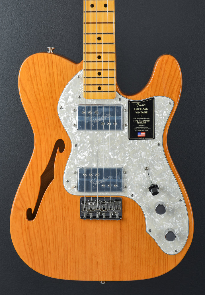 American Vintage II 1972 Telecaster Thinline - Aged Natural