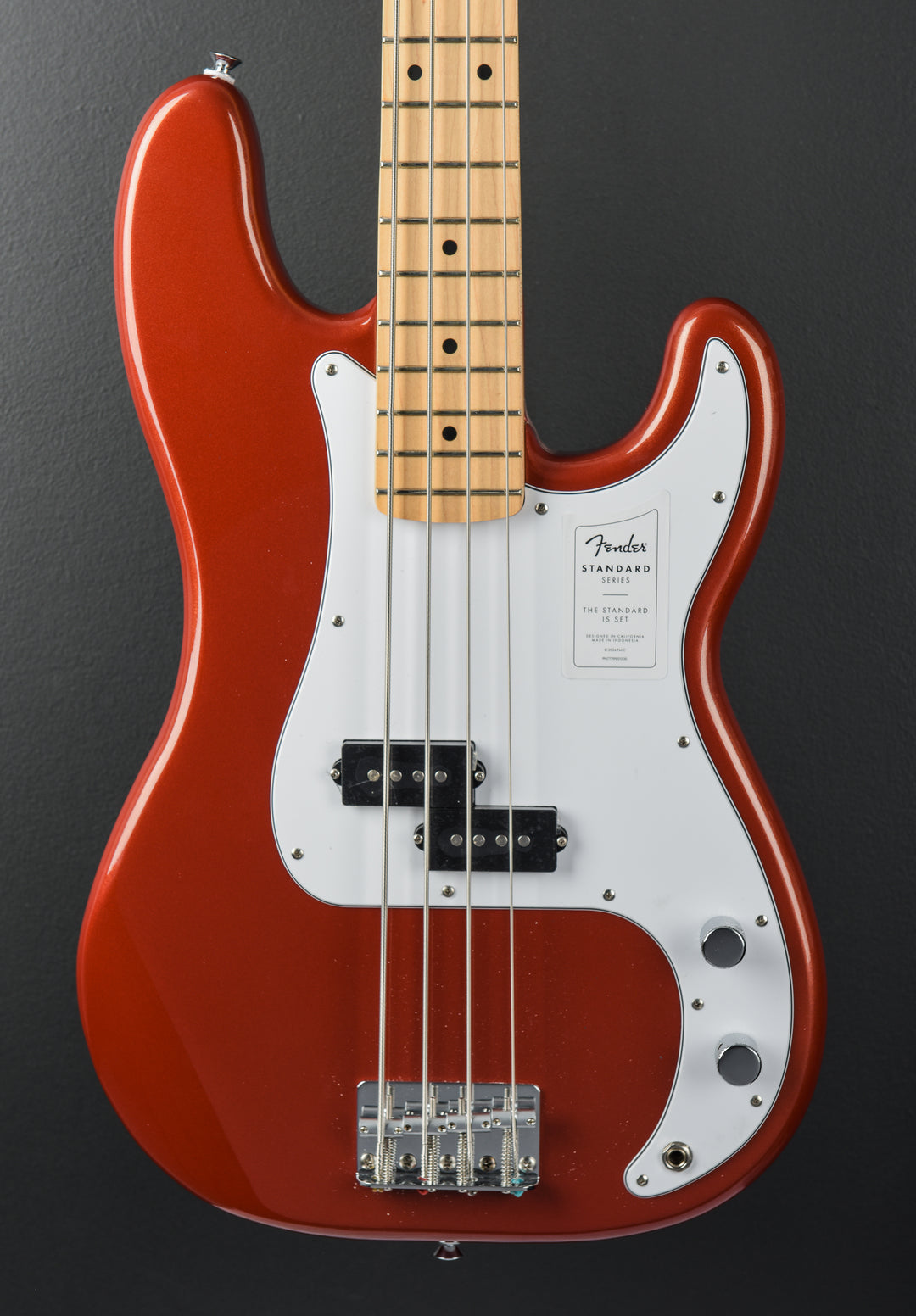 Standard Precision Bass - Candy Cola w/Maple