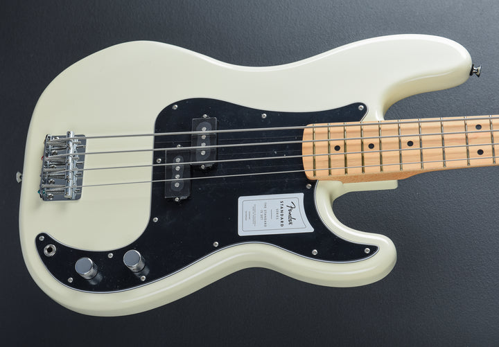 Standard Precision Bass - Olympic White w/Maple
