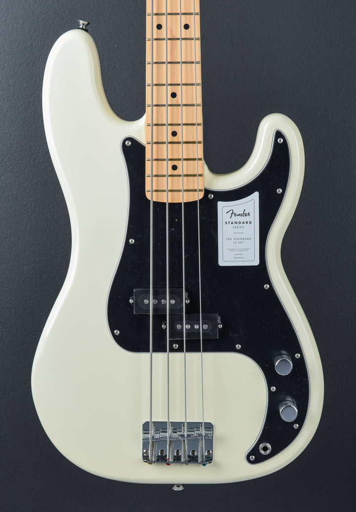 Standard Precision Bass - Olympic White w/Maple