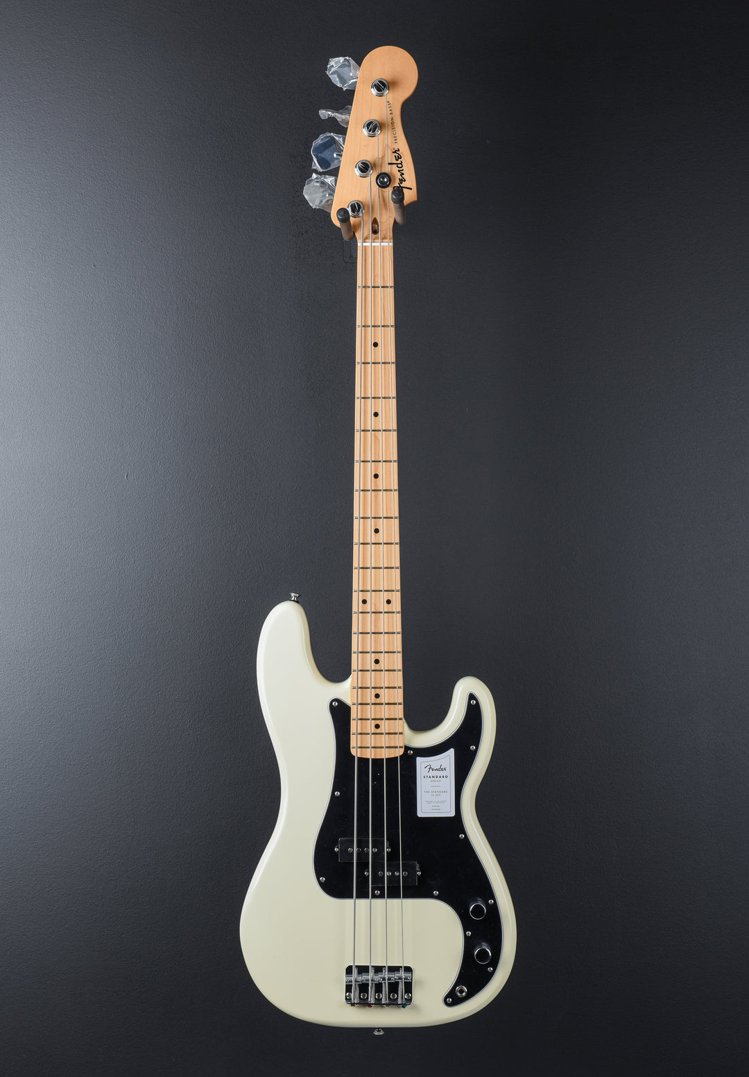 Standard Precision Bass - Olympic White w/Maple