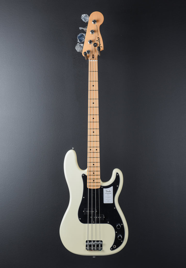 Standard Precision Bass - Olympic White w/Maple