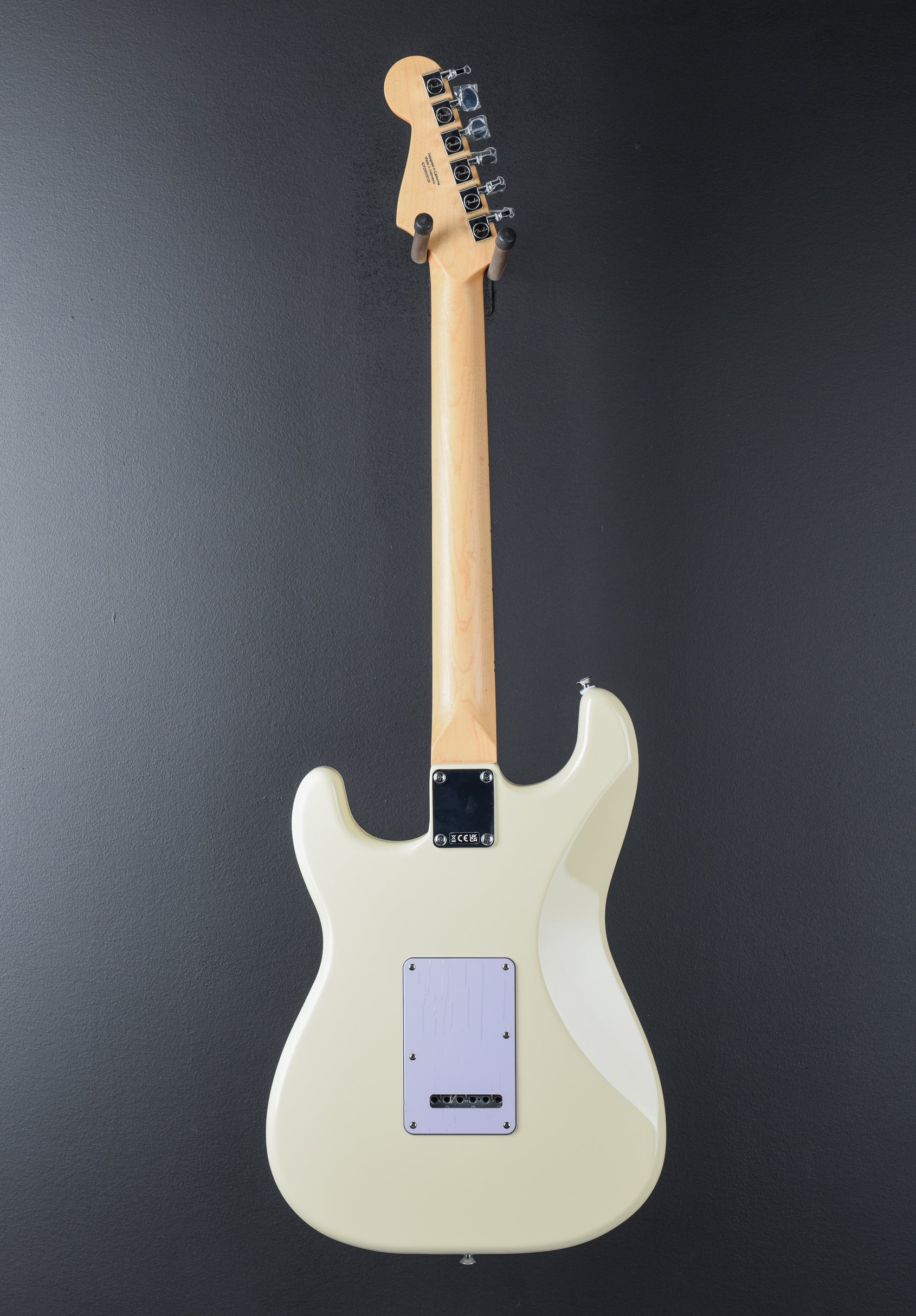 Standard Stratocaster - Olympic White w/Maple – Dave's Guitar Shop