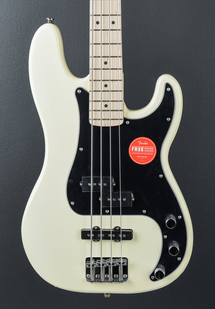 Affinity Series Precision Bass PJ - Olympic White w/Maple