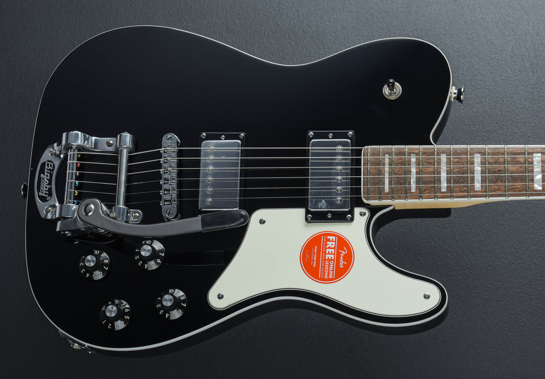 Paranormal Troublemaker Telecaster Deluxe w/Bigsby - Black