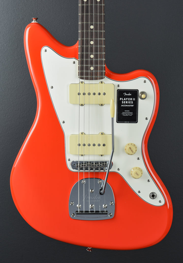 Player II Jazzmaster - Coral Red