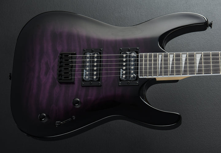 JS Series Dinky Arch Top JS32Q DKA HT - Transparent Purple Burst