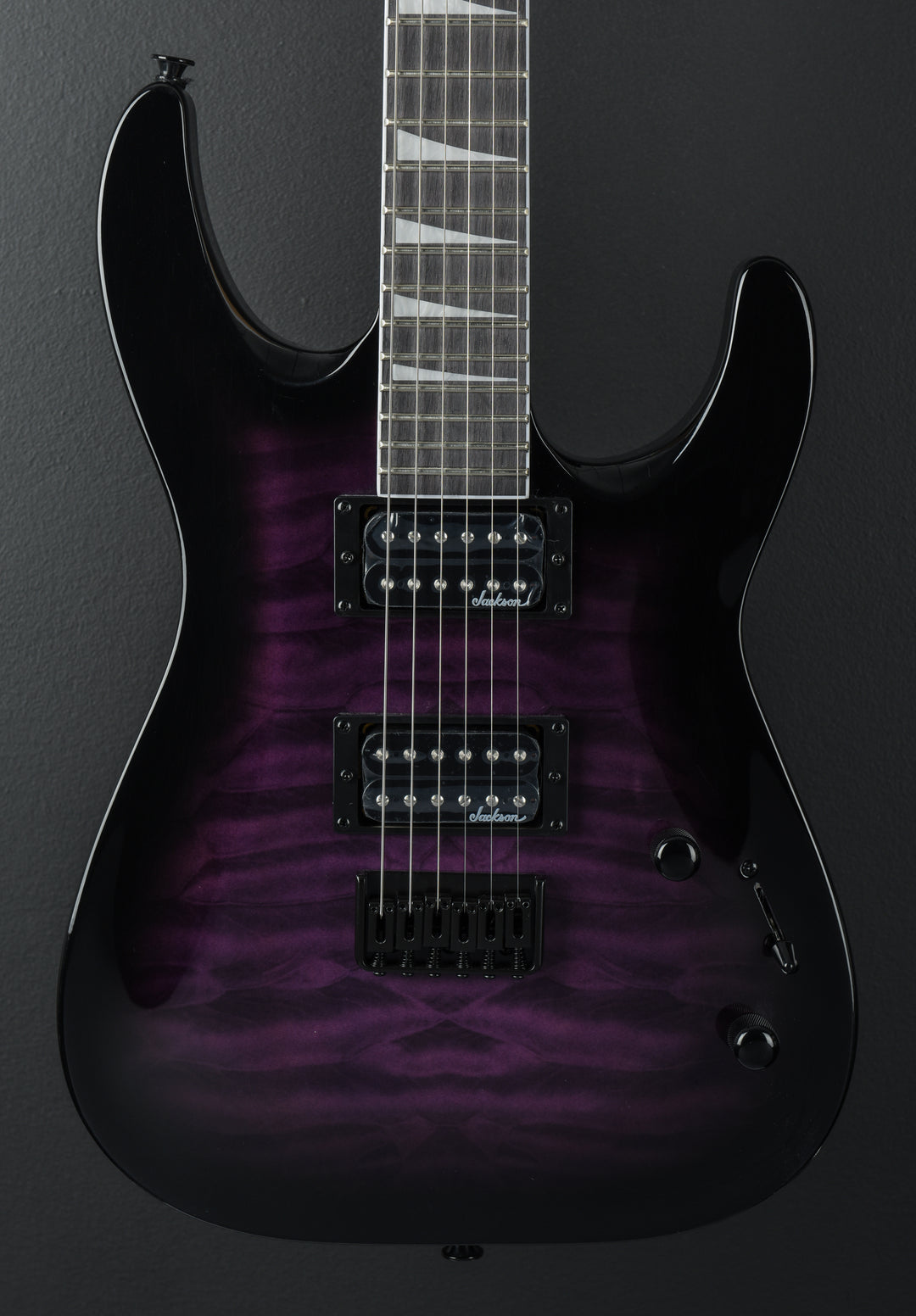 JS Series Dinky Arch Top JS32Q DKA HT - Transparent Purple Burst