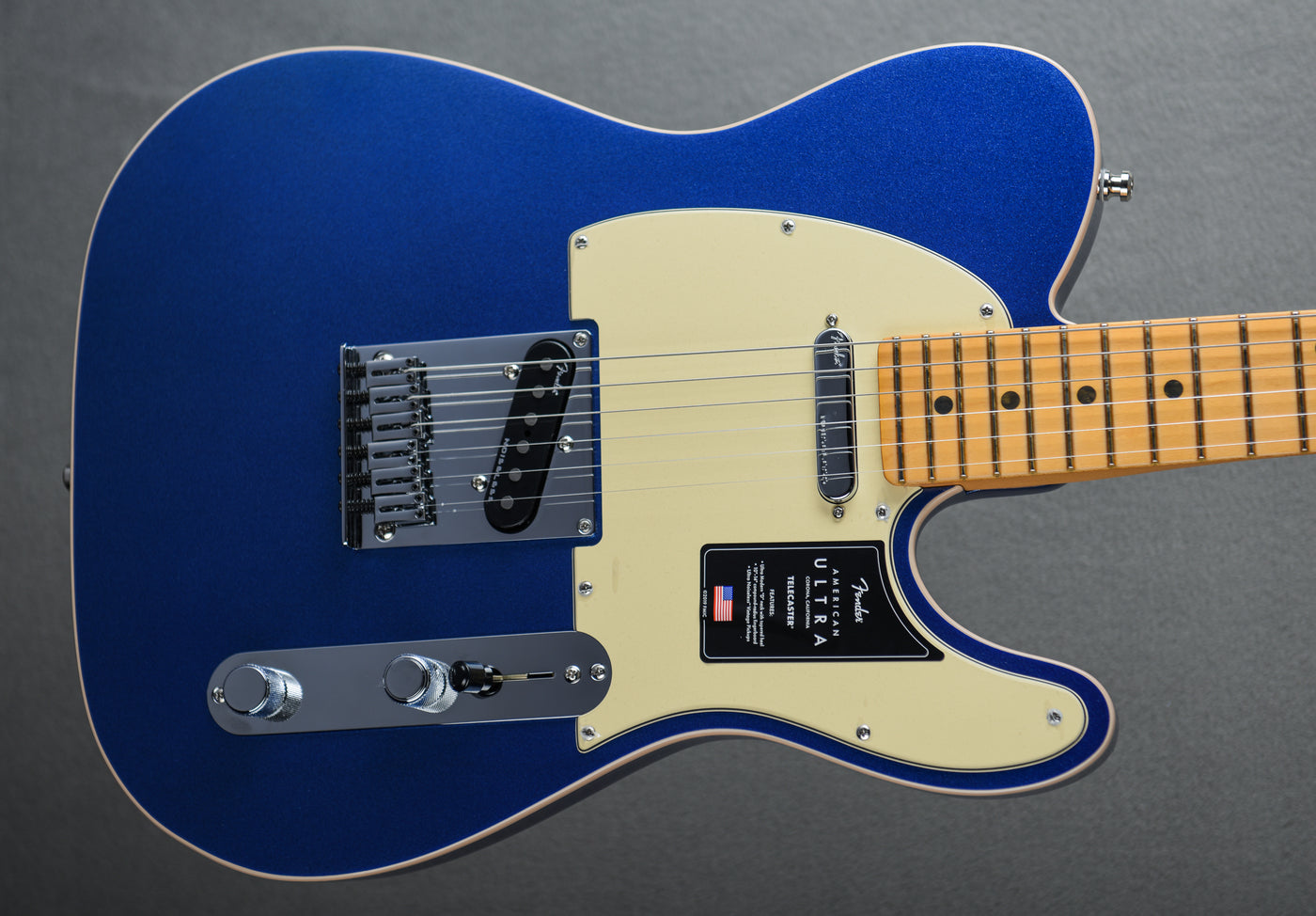 American Ultra Telecaster Cobra Blue w Maple Dave s Guitar Shop