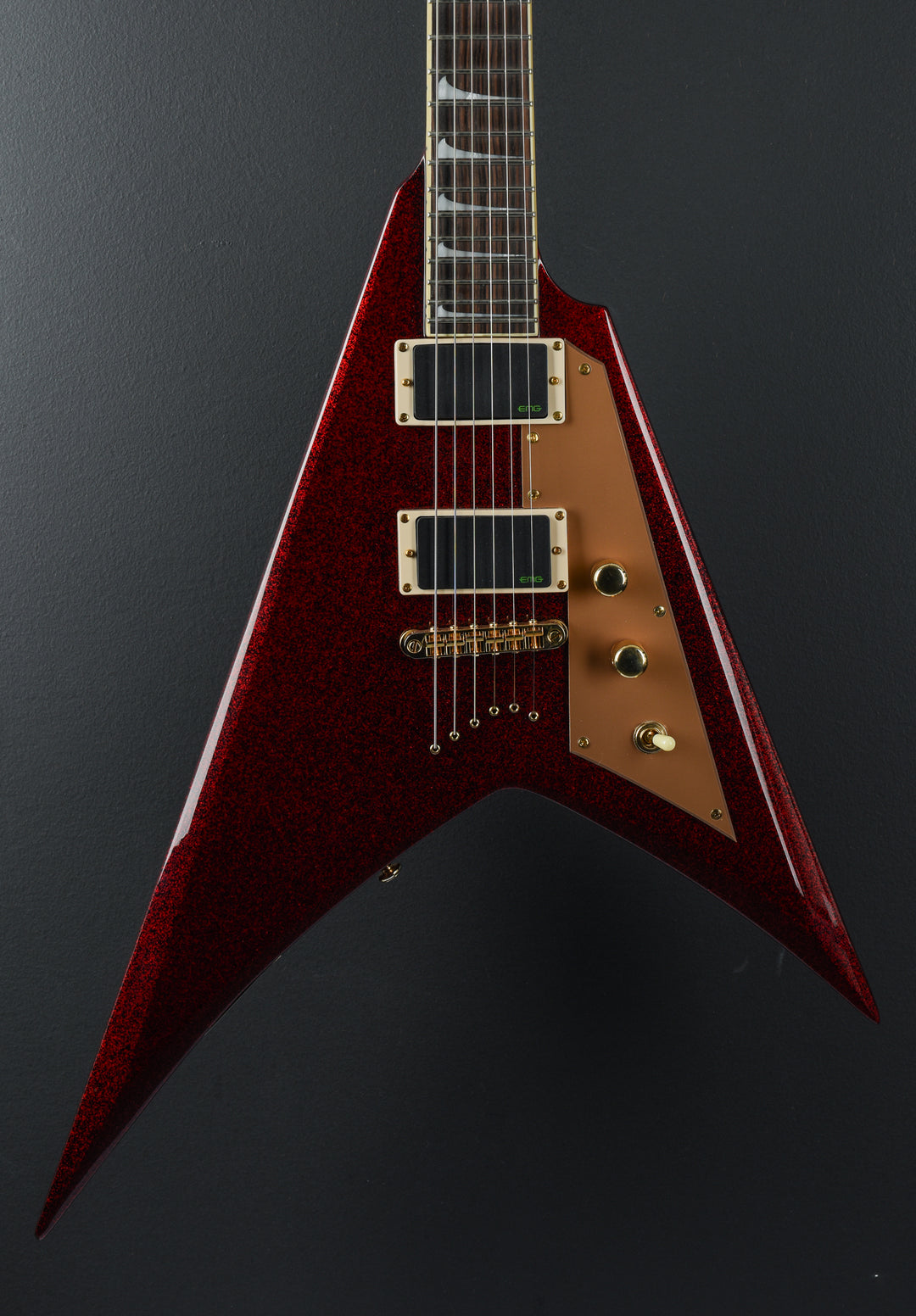 Kirk Hammett KH-V - Red Sparkle
