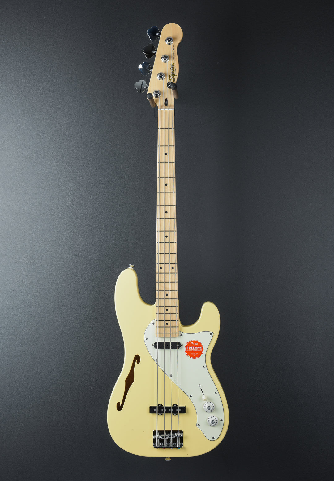Paranormal Precision Bass Thinline SJ - Vintage White w/Maple