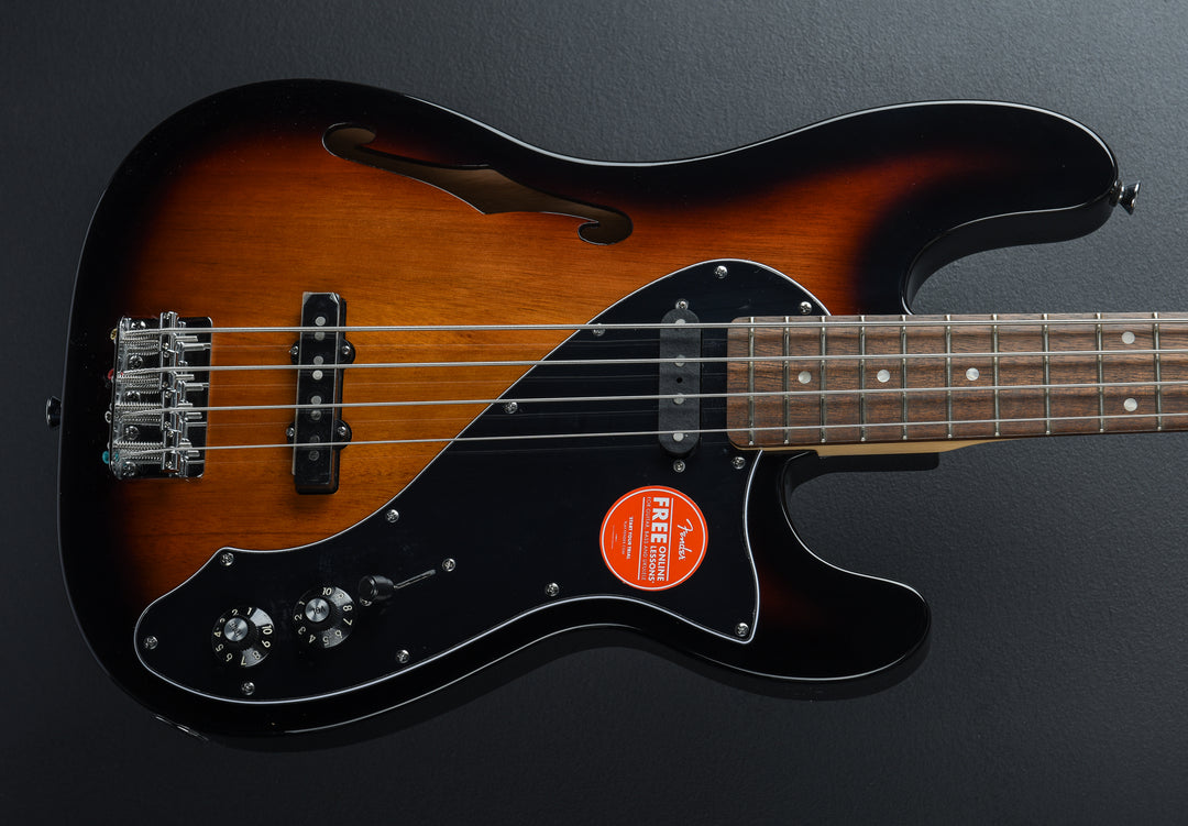 Paranormal Precision Bass Thinline SJ - 3 Color Sunburst w/Indian Laurel
