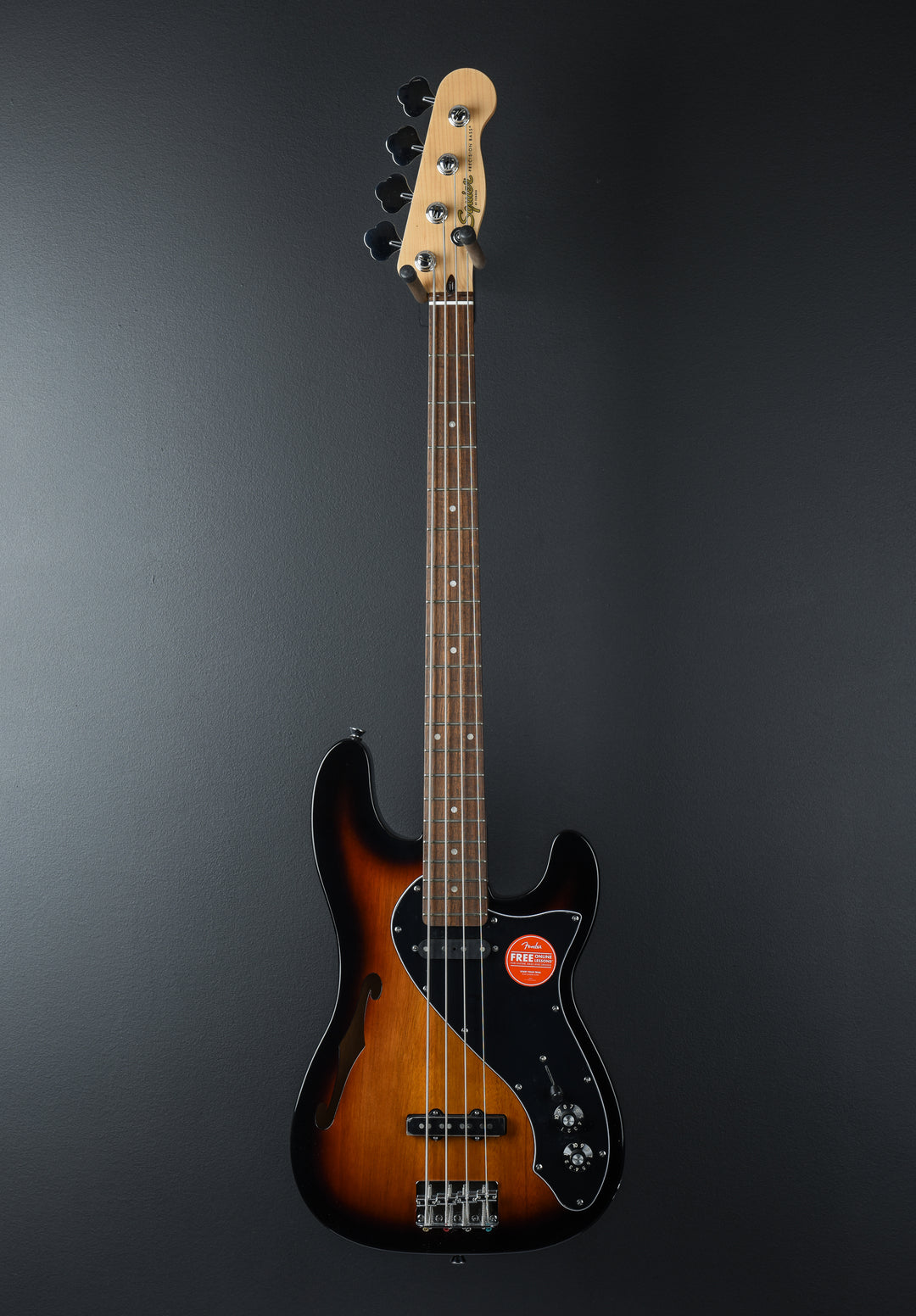 Paranormal Precision Bass Thinline SJ - 3 Color Sunburst w/Indian Laurel