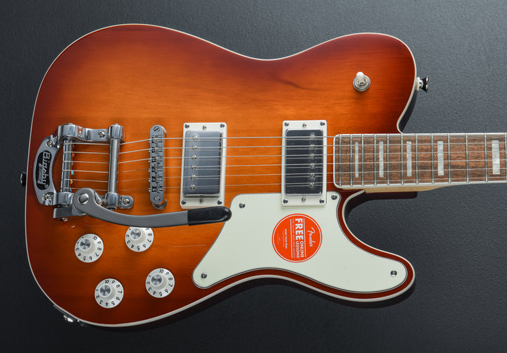 Paranormal Troublemaker Telecaster Deluxe w/Bigsby - Honey Sunburst