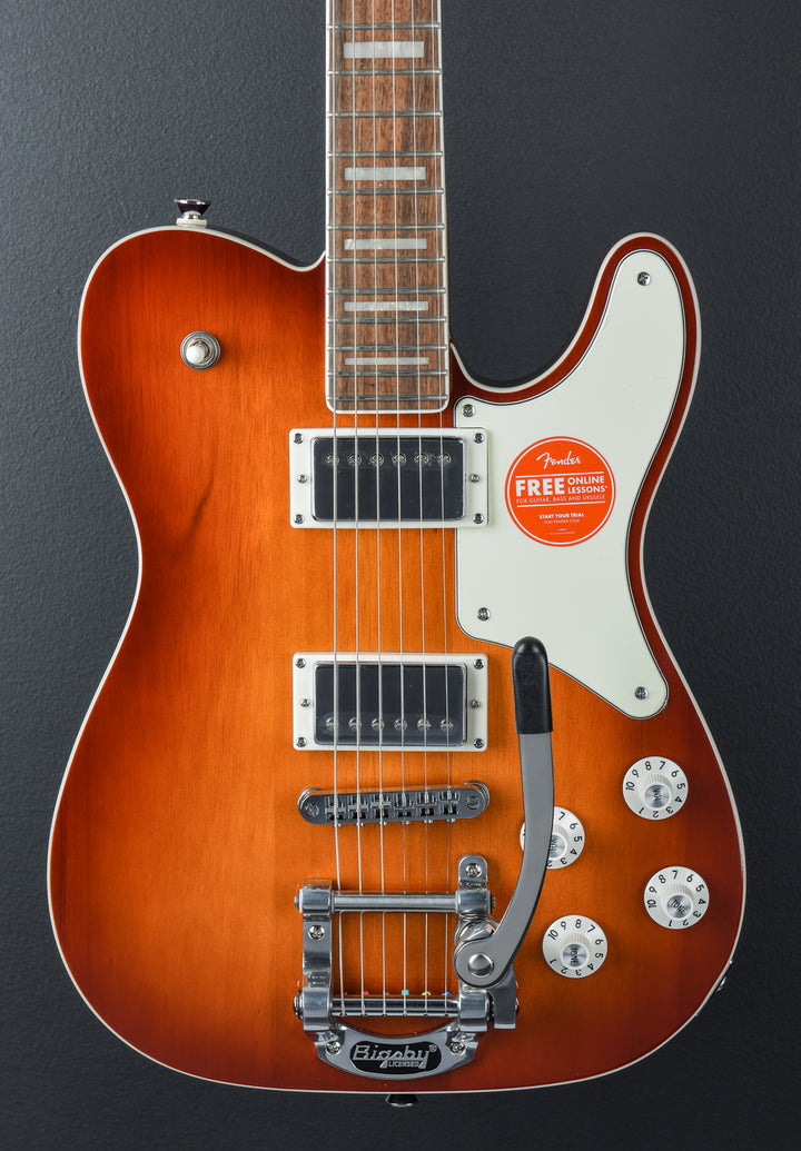 Paranormal Troublemaker Telecaster Deluxe w/Bigsby - Honey Sunburst