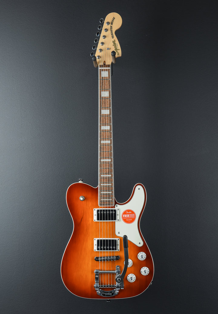 Paranormal Troublemaker Telecaster Deluxe w/Bigsby - Honey Sunburst