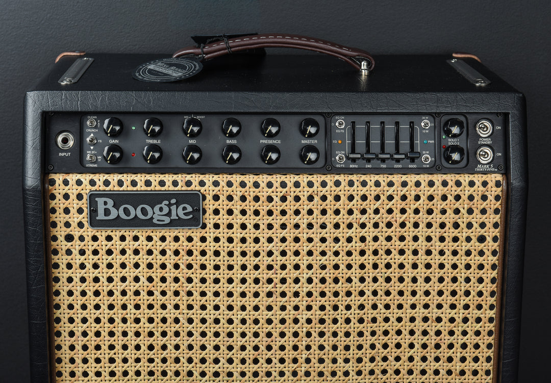 Mesa/Boogie Mark Five: 35 1x12 Combo - Black w/ Wicker Grille