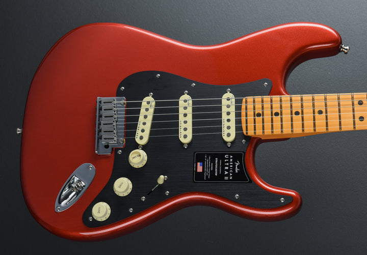 American Ultra II Stratocaster - Sinister Red