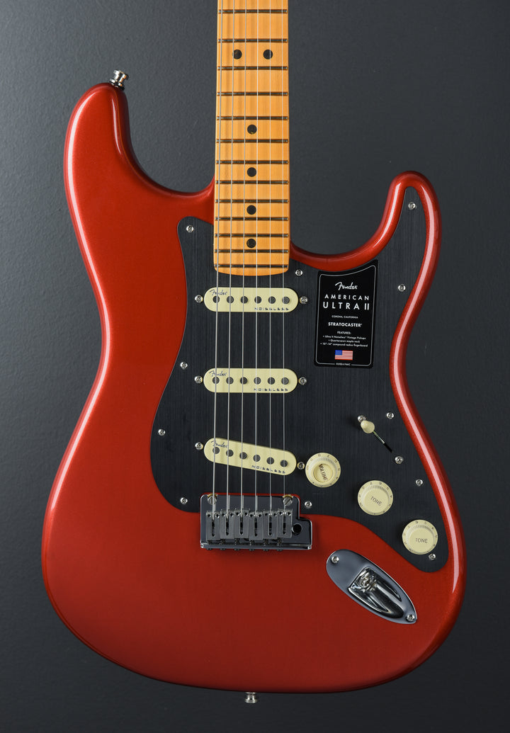 American Ultra II Stratocaster - Sinister Red